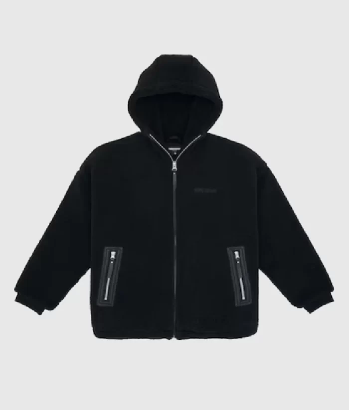 Wrst Bhvr Brand Reißverschluss Schwarz Jacket