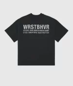 Wrst Bhvr Brand Casp Schwarz T-Shirt